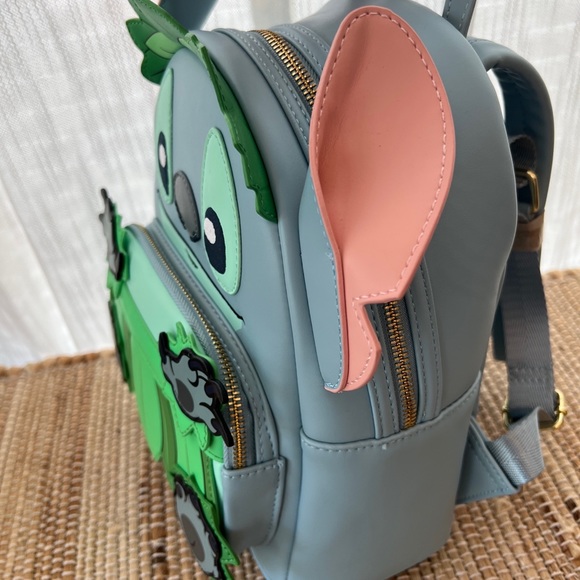Stitch Loungefly Gray and Green Backpack main image 3